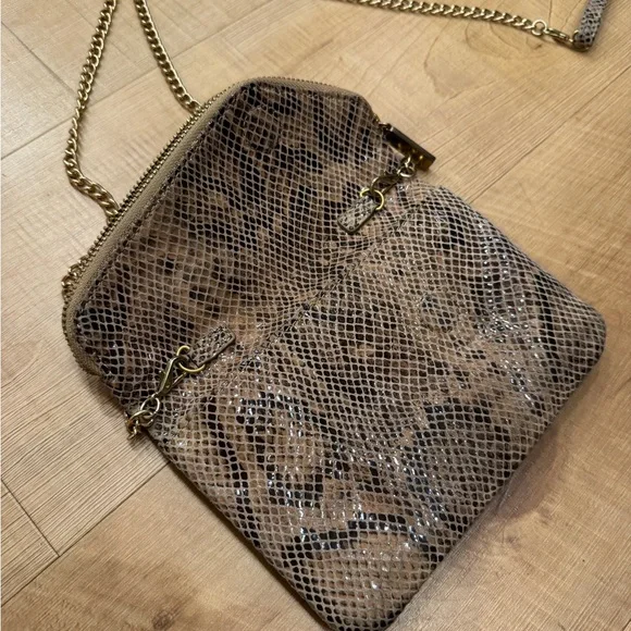 HOBO Snakeskin Mini Crossbody Purse - Picture 3 of 6
